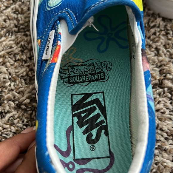 Vans Spongebob Slip-On Shoes W7 - Picture 5 of 8